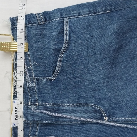 Paige size 25 Chambray wide-leg denim jeans - Picture 8 of 12